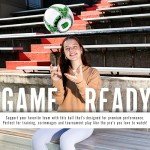 Franklin Sport MLS Austin FC Soccer Ball - Official Size 5 Soccer Ball - Regulation Size + Weight Soccer Ball for Kids + Adults - Boys + Girls Soccer Ball - Air Pump Included