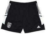 adidas Mens Austin FC MLS - Major League Soccer CON22 TR Training Shorts Unlined, Black/White, Large