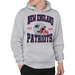 Junk Food Clothing x NFL - New England Patriots - Team Helmet - Unisex Adult Pullover Fleece Hoodie for Men and Women - Size 3X-Large
