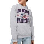 Junk Food Clothing x NFL - New England Patriots - Team Helmet - Unisex Adult Pullover Fleece Hoodie for Men and Women - Size 3X-Large