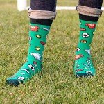 I'd Rather Be - Funny Socks For Men & Women - Gifts For Golfing, Hunting, Camping, Hiking, Skiing, Reading, Sports and more (US, Alpha, One Size, Regular, Regular, Watching Soccer)