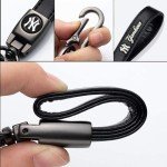 UMLYOP Yankees Car Keychain Keyring for NY Yankees Baseball Fans,New York Yankees Car Accessories Women/Men's Keychains for Cars,Leather Key Ring Lanyard Car Key Fob Holder,NY Yankees Fans' Souvenir