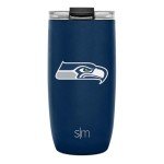 Simple Modern Officially Licensed NFL Seattle Seahawks 16oz Travel Coffee Tumbler with Flip Lid | Stainless Steel Cup | Football Gifts for Men, Women | Voyager Collection | Seattle Seahawks