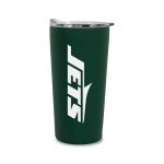 Rico Industries NFL Football New York Jets 18oz Soft Touch, Easy Grip Tumbler