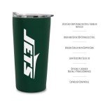 Rico Industries NFL Football New York Jets 18oz Soft Touch, Easy Grip Tumbler