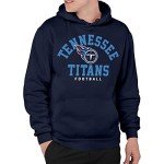 Junk Food Clothing x NFL - Tennessee Titans - Classic Team Logo - Unisex Adult Pullover Fleece Hoodie for Men and Women - Size Large