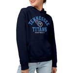 Junk Food Clothing x NFL - Tennessee Titans - Classic Team Logo - Unisex Adult Pullover Fleece Hoodie for Men and Women - Size Large