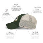 FOCO Men's Green Bay Packers Cap NFL Logo Casual Mesh Trucker Hat, Team Color