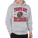 Junk Food Clothing x NFL - Tampa Bay Buccaneers - Team Helmet - Unisex Adult Pullover Fleece Hoodie for Men and Women - Size X-Large