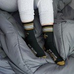 For Bare Feet NFL 4 Stripe Deuce Crew Sock, New Orleans Saints, Large