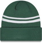 New Era Unisex-Adult NFL Official Sport Knit Classic Striped Knit Beanie Cold Weather Hat - New York Jets Green