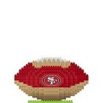 FOCO San Francisco 49ers NFL 3D BRXLZ Football 1Z