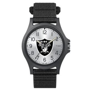 Timex Men's NFL Pride 40mm Watch – Las Vegas Raiders with Black FastWrap Strap