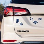 Rico Industries NFL Cleveland Browns 5-Piece Die-Cut Decal Sheet, Small, Cleveland Browns