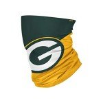 FOCO NFL Green Bay Packers Neck Gaiter, One Size, Big Logo