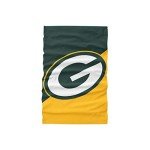 FOCO NFL Green Bay Packers Neck Gaiter, One Size, Big Logo