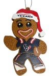 FOCO Houston Texans NFL Gingerbread Man Holiday Ornament