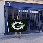Rico Industries NFL Football Green Bay Packers Green 3' x 5' Banner Flag
