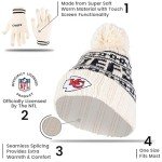 Ultra Game Standard CORE Fan HAT Gloves Set, Natural, One Size
