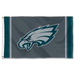 WinCraft Philadelphia Eagles Blackout Sideline Flag Outdoor Indoor 3x5 Foot Banner
