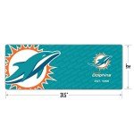 YouTheFan NFL Miami Dolphins Logo Series Desk Pad SMU