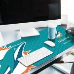 YouTheFan NFL Miami Dolphins Logo Series Desk Pad SMU