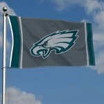 WinCraft Philadelphia Eagles Blackout Sideline Flag Outdoor Indoor 3x5 Foot Banner