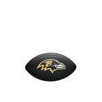 WILSON Sporting Goods NFL Baltimore Ravens Team Logo Football , Black, Mini Size