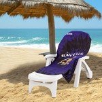 Northwest NFL Baltimore Ravens Unisex-Adult Beach Towel, 30" x 60", Psychedelic