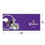 YouTheFan NFL Minnesota Vikings Logo Series Desk Pad