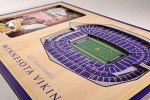 YouTheFan NFL Minnesota Vikings 3D StadiumViews Picture Frame
