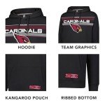 Ultra Game NFL Men's Super Soft Supreme Pullover Hoodie Sweatshirt, Jacksonville Jaguars, Black, X-Large