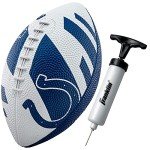 Franklin Sports NFL Indianapolis Colts Football - Youth Football - Mini 8.5" Rubber Ball - Perfect for Kids - Team Logos and Colors