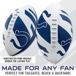 Franklin Sports NFL Indianapolis Colts Football - Youth Football - Mini 8.5" Rubber Ball - Perfect for Kids - Team Logos and Colors