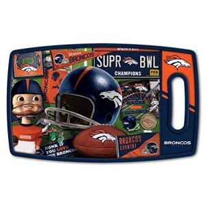 YouTheFan NFL Denver Broncos Retro Series Cutting Board