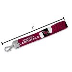 Rico Industries NFL Football Arizona Cardinals Wrist Lanyard Key Chain, Cute Wristlet Strap Keychain Holder for Women Men Car Keys ID Badges Card Wallet Phone Camera