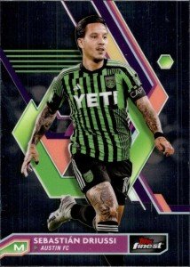 2023 TOPPS FINEST MLS #87 SEBASTIAN DRIUSSI AUSTIN FC SOCCER OFFICIAL TRADING CARD OF MLS
