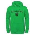 Outerstuff Austin FC Youth Size Winning Streak Performance Pullover Hoodie (Youth X-Large-18/20) Green