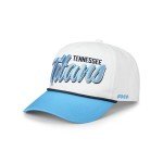 FOCO Men's Tennessee Titans Cap NFL Team Logo Monty Script Marquee RF Hat, White