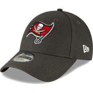 New Era NFL The League 9FORTY Adjustable Hat Cap One Size (US, Alpha, One Size, Tampa Bay Buccaneers - Pewter Grey)