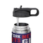 Rico Industries NFL Football New York Giants 22oz Stainless Steel Tumbler with Lid - Great For Coffee, Tea, Water or Cocktails
