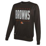 Outerstuff NFL Men's Top Pick Performance Fleece Crew Neck Pullover Sweatshirt, Cleveland Browns, X-Large