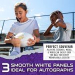 Franklin Sports NFL Minnesota Vikings Autograph Football - Official Size White Panel Souvenir Football for Autographs + Signatures - NFL Team Fan Shop Memorabilia Football for Display