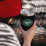 FOCO New York Jets NFL Team Logo 30 oz Tumbler - Black