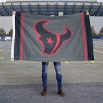 WinCraft Houston Texans Blackout Flag Outdoor Indoor 3x5 Foot Banner