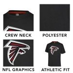 Ultra Game Men's Standard NFL Official Super Soft Game Day T-Shirt-Unisex, Team Color