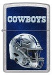 Zippo NFL Dallas Cowboys Helmet Street Chrome Pocket Lighter
