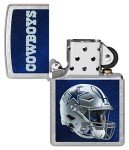 Zippo NFL Dallas Cowboys Helmet Street Chrome Pocket Lighter