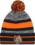 New Era Unisex-Adult NFL Official Sport Knit Classic Cuffed Knit Pom Beanie Hat (Cincinnati Bengals), One Size