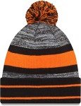 New Era Unisex-Adult NFL Official Sport Knit Classic Cuffed Knit Pom Beanie Hat (Cincinnati Bengals), One Size